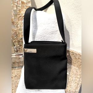 Jones New York Nylon One Zip Shoulder Bag